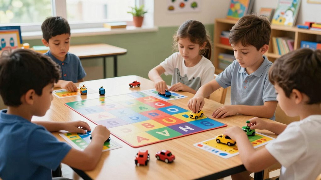 letter recognition and motor skills