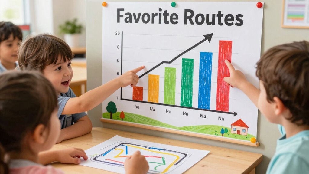 mapping routes with preschoolers
