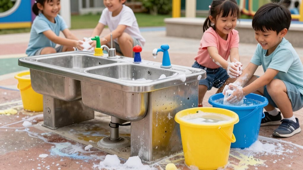 outdoor chalk dust management