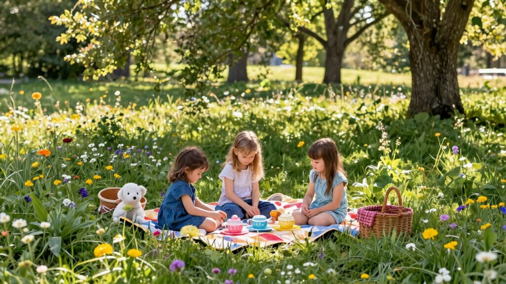 outdoor nature pretend play