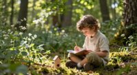 outdoor waldorf inspired quiet activities