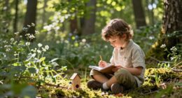 outdoor waldorf inspired quiet activities