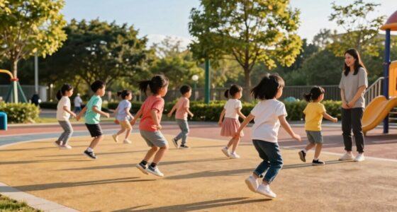 predictable rhythm improves outdoor play