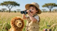 pretend safari adventure play