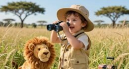 pretend safari adventure play