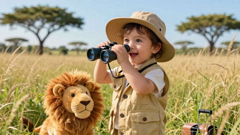 pretend safari adventure play