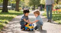 respectful outdoor play sharing