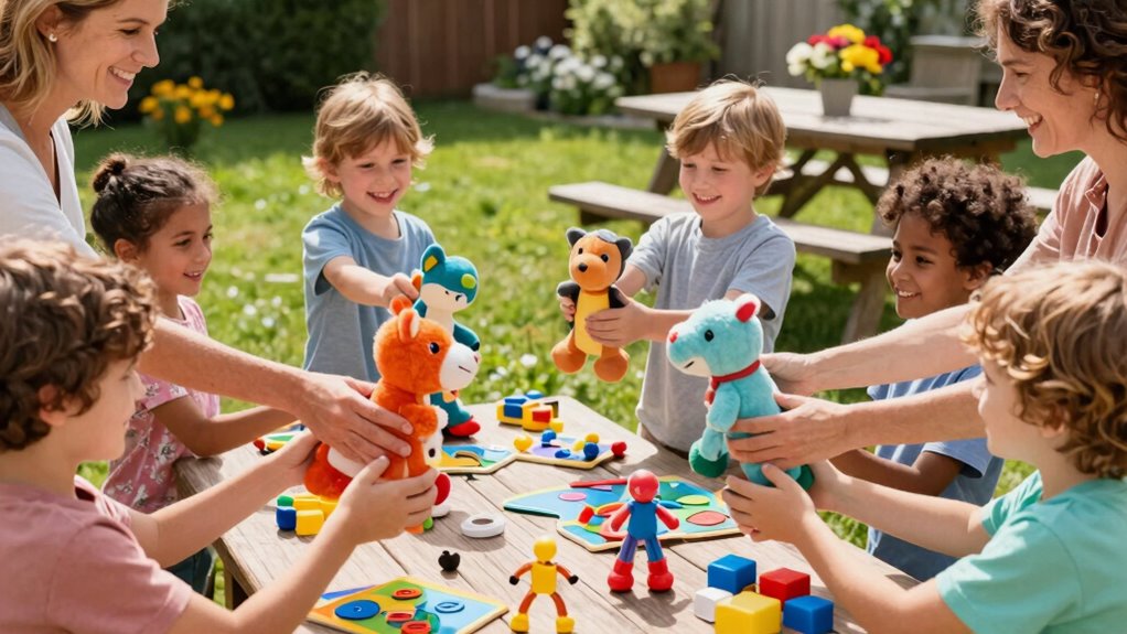 safe organized toy exchanges