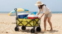 securely loading beach wagon
