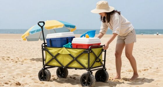 securely loading beach wagon