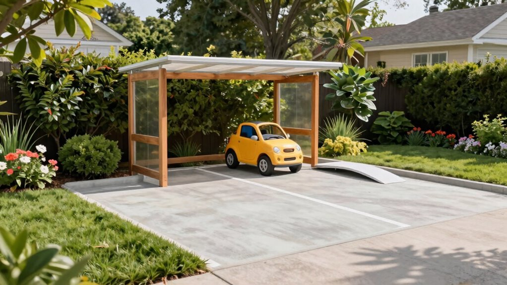 self serve backyard parking