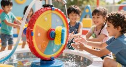 sensory cleanup wheel station