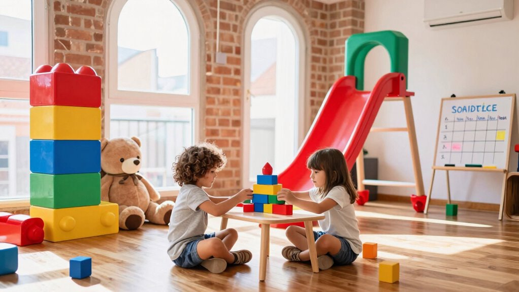 sharing schedule for big toys