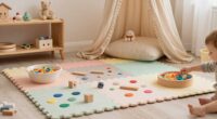 silent sensory play area