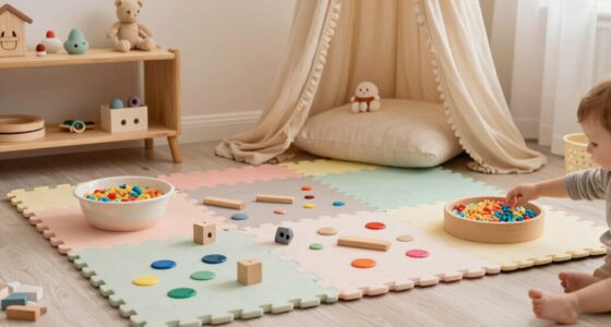 silent sensory play area