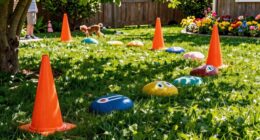 simple backyard game markers