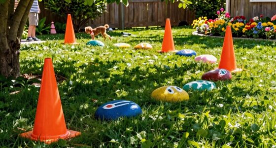 simple backyard game markers