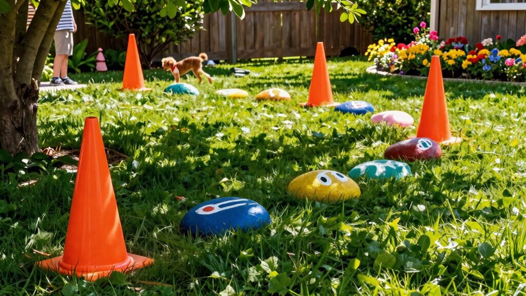 simple backyard game markers