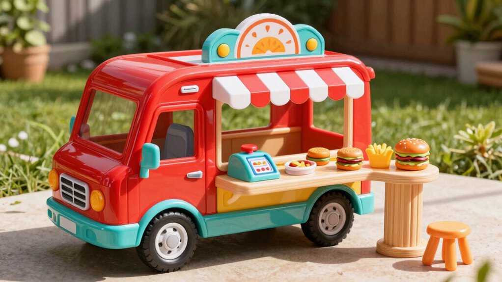 simple food truck setup