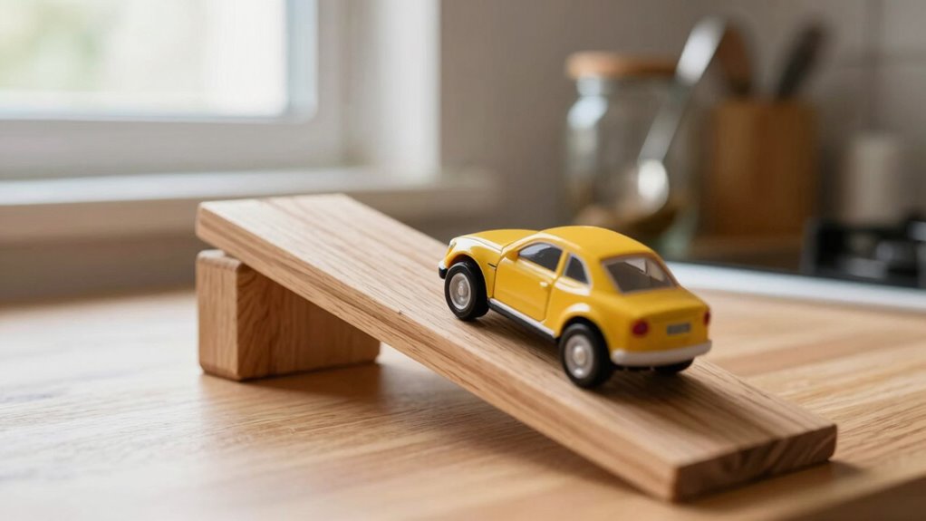 simple household ramp experiments