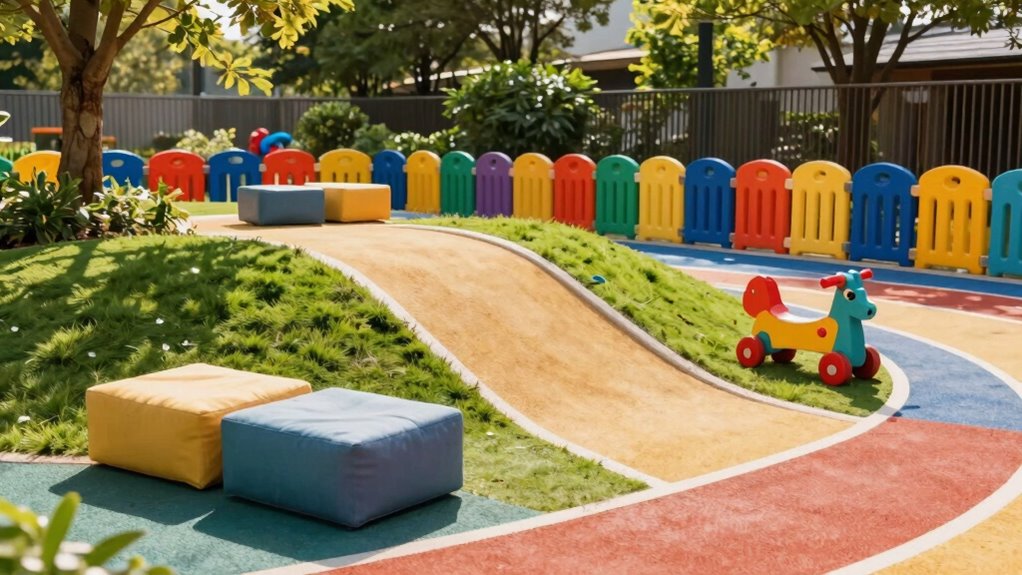 slope free safe play environment