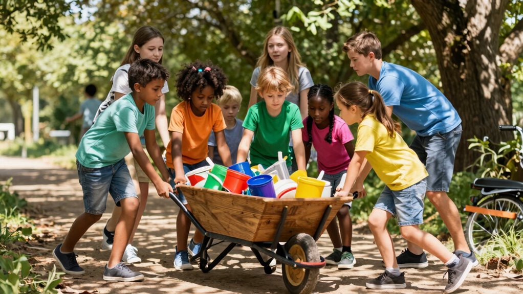 teamwork in wagon jobs