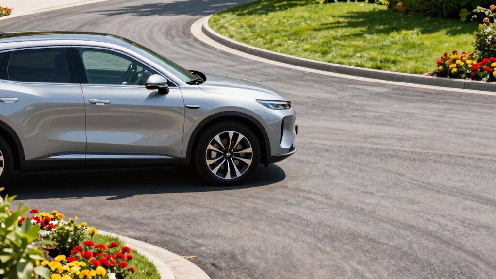 test driveway turning radius