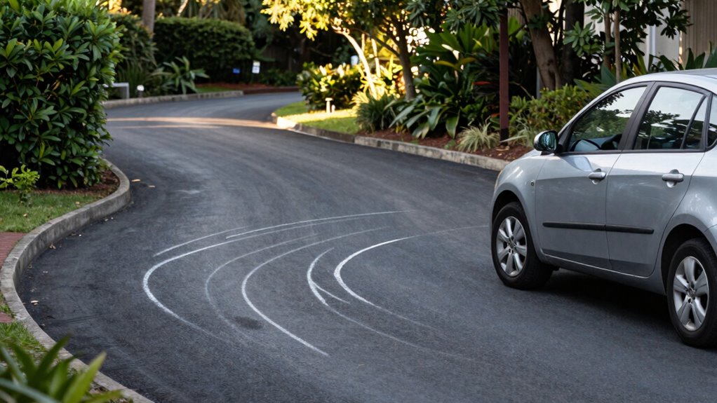 test vehicle s tight turning