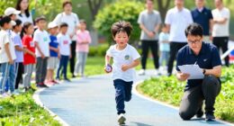 timing running race laps