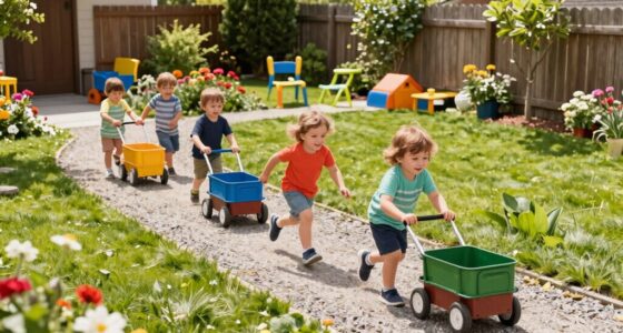 toddler backyard delivery game