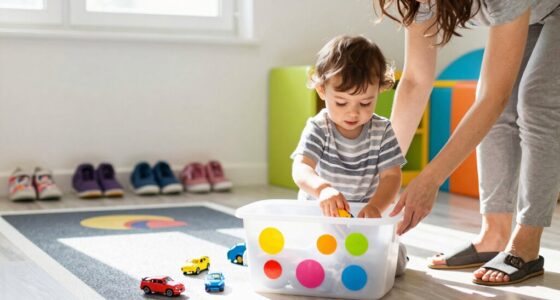 toddler parking and cleaning routines