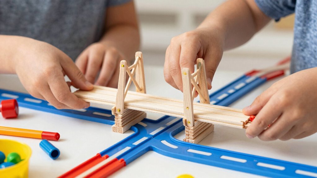 toy road bridge construction