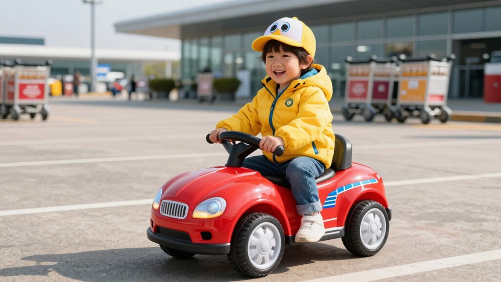 transform ride on into airport shuttle