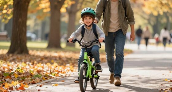 transition from pushing to pedaling