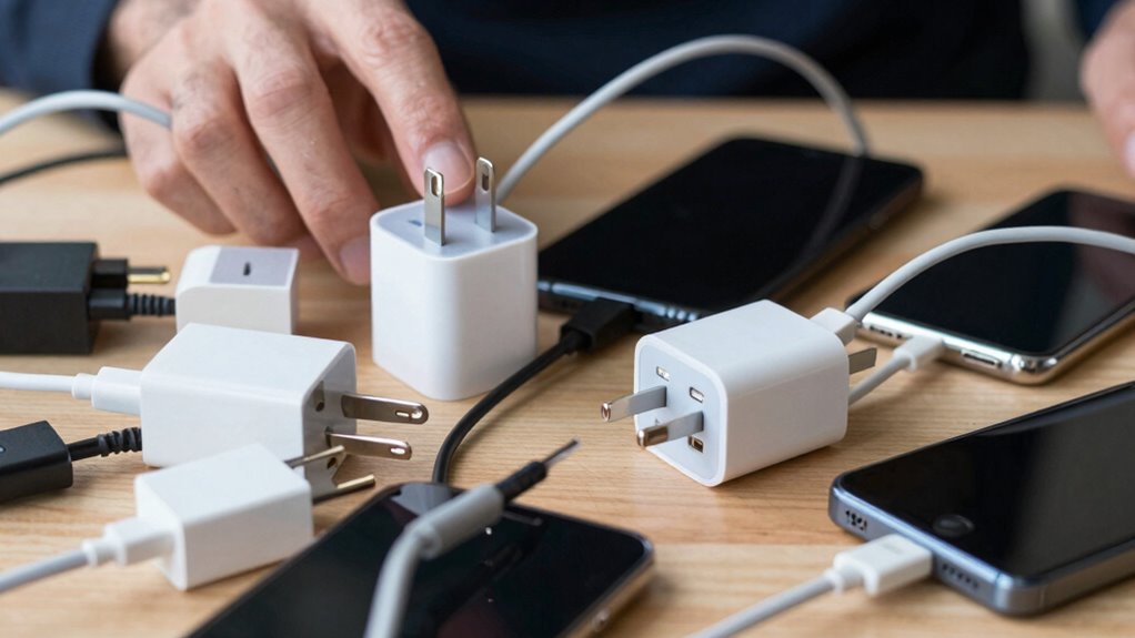 use compatible standards compliant chargers