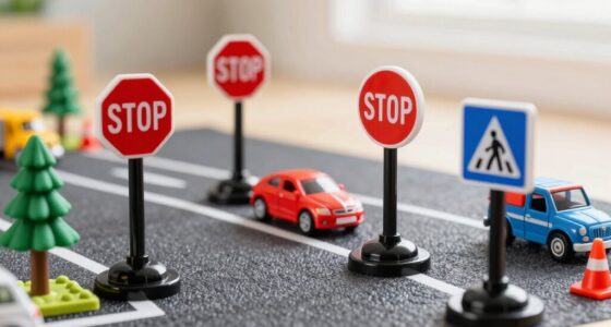 using toy signs creatively
