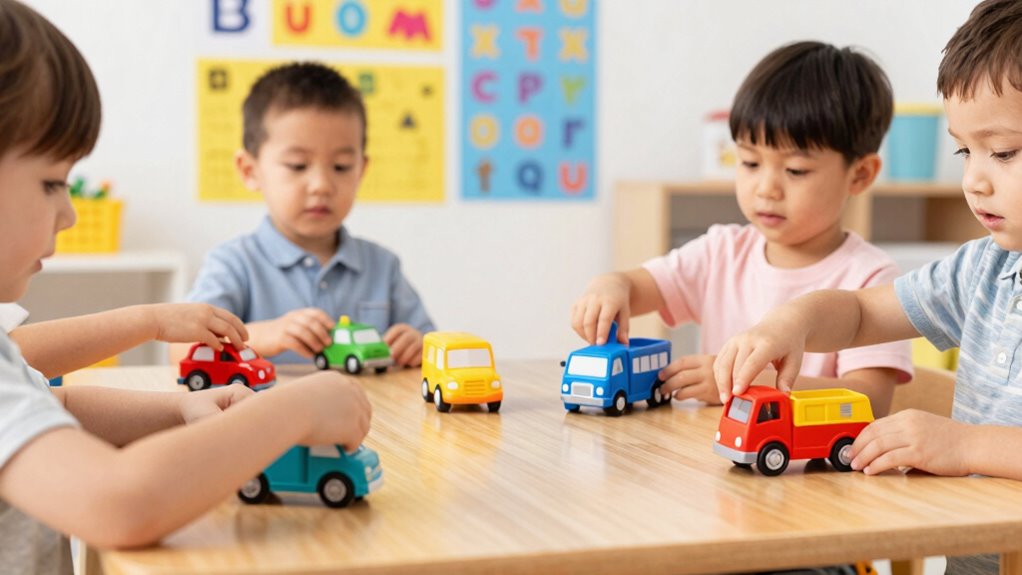 vehicle play enhances preschool skills