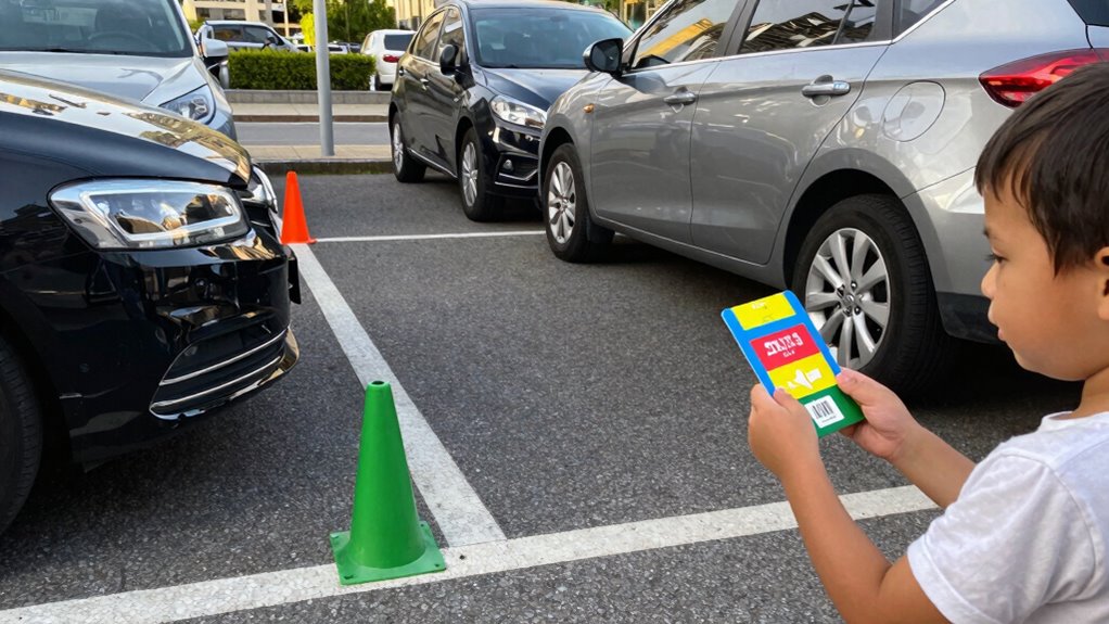 visual cues improve parking