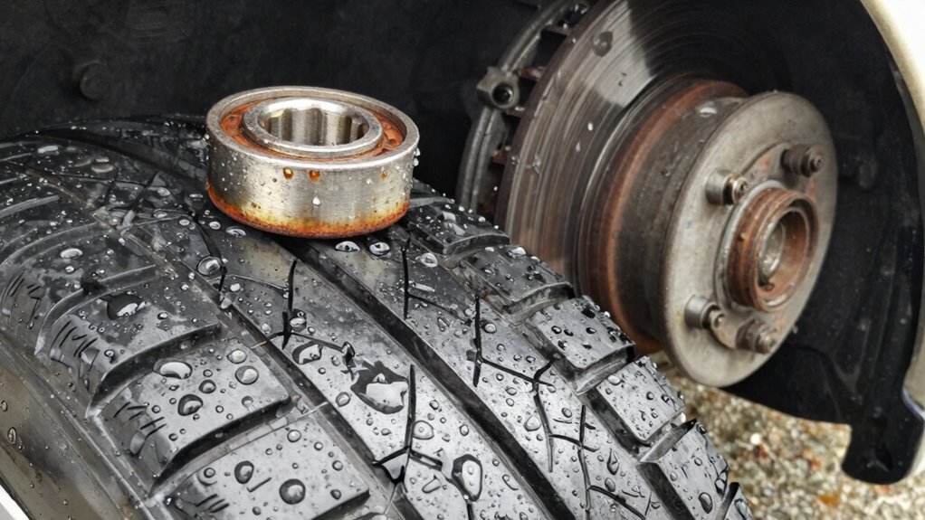 water causes vehicle component damage
