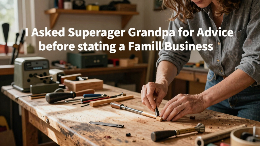I Asked Superager Grandpa for Advice Before Starting a Family Business