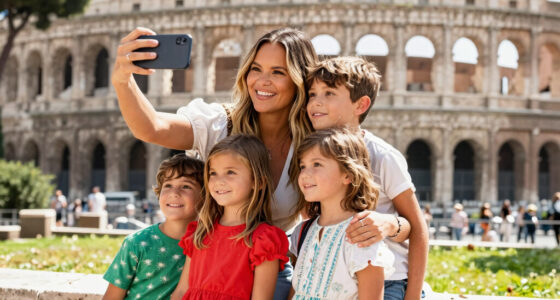 Chrissy Teigen Shares Sweet Family Photos of Roman Adventure with Her 4 Kids to Support John Legend on Tour