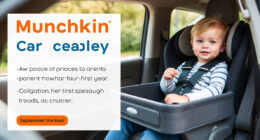 Munchkin Carseat Tray Review: September Travel Snack Helper
