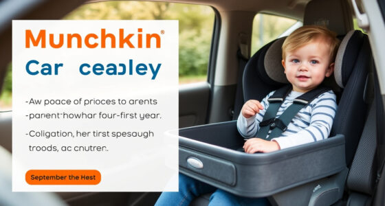Munchkin Carseat Tray Review: September Travel Snack Helper