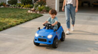 Bluey 12V Kids' Electric Ride-On Jeep Car W/ Forward/Reverse Drive & Headlights $96.10 + Free S&H